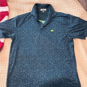2024 Masters Peter Millar Men's Blue Polo Shirt